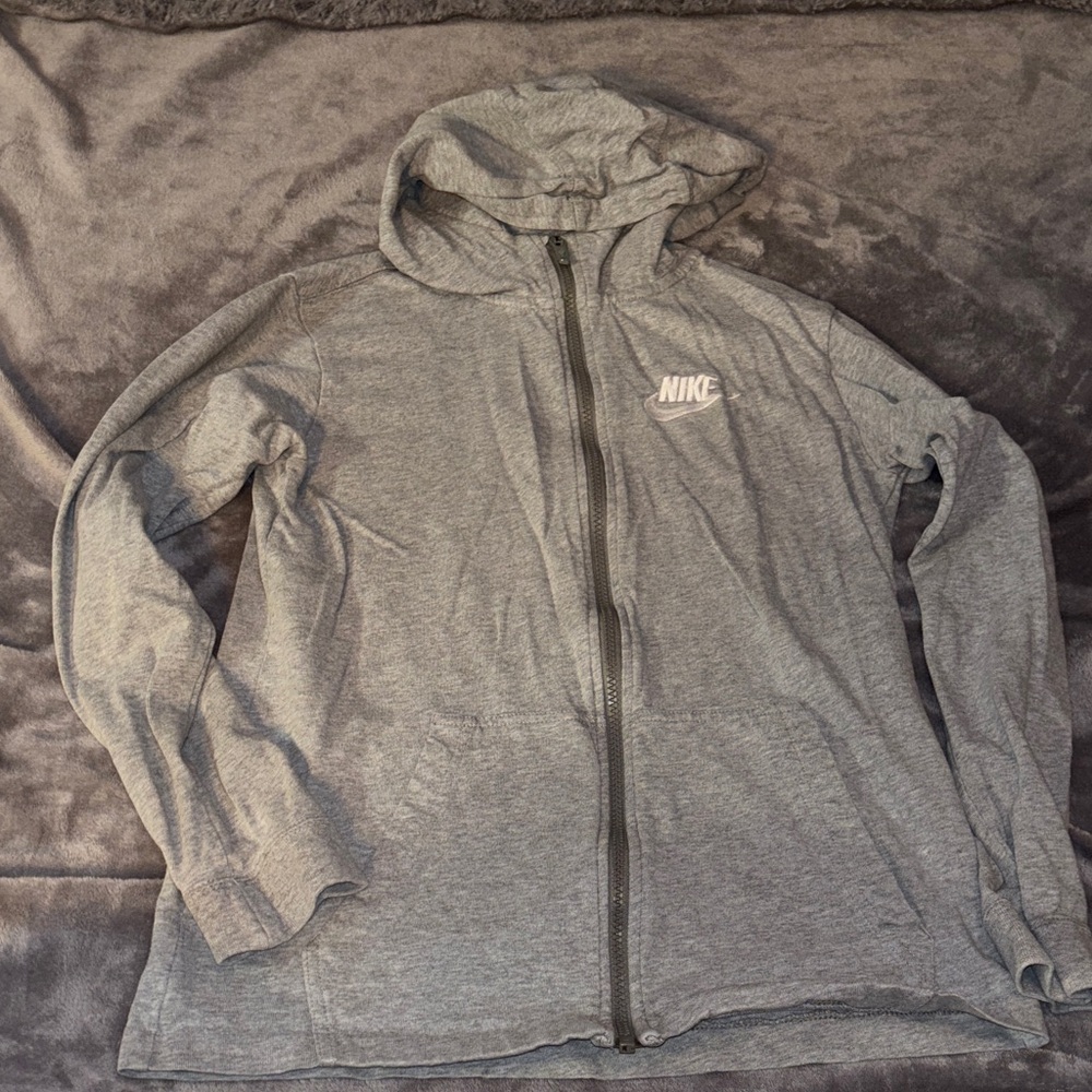 Nike Kids Gray Zip-Up Jacket
